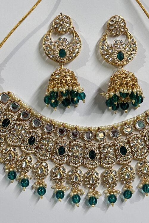 Beautifull rama green necklace set