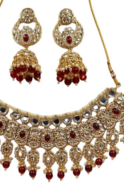 Beautiful Marun jewelry set